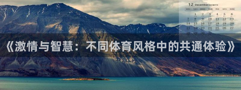 oety欧亿：《激情与智慧：不同体育风格中的共通体验》