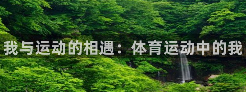 oety欧亿：我与运动的相遇：体育运动中的我