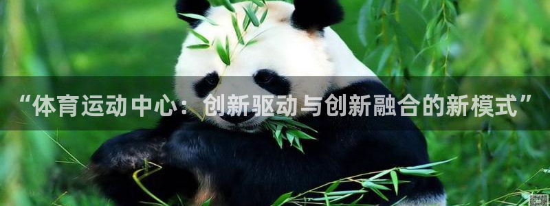 oety欧亿：“体育运动中心：创新驱动与创新融合的新模式”